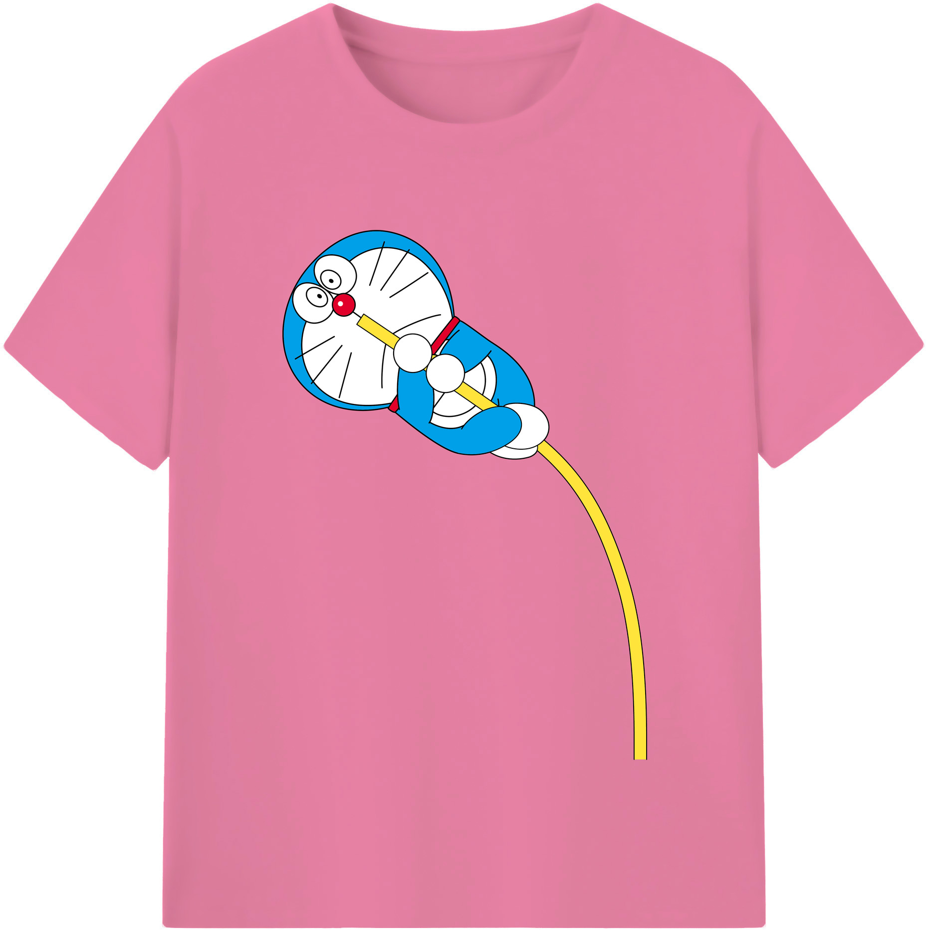 （画像用） ドラえもん Doraemon 綿100％半袖Tシャツ（フロントプリント）